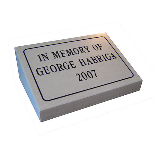 Engraved Memorial Markers